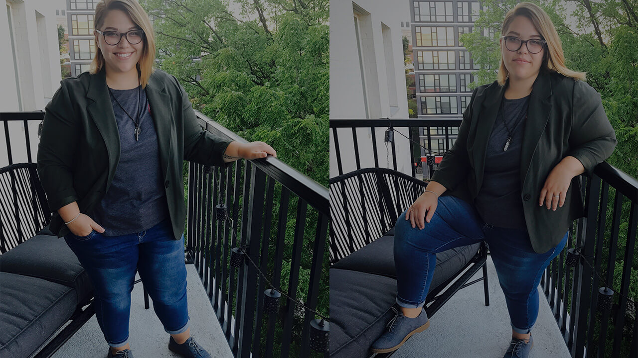 Plus size androgynous best sale fashion